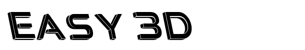 Easy 3D font preview